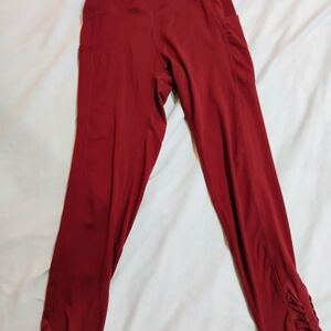 Marika Burgundy Leggings